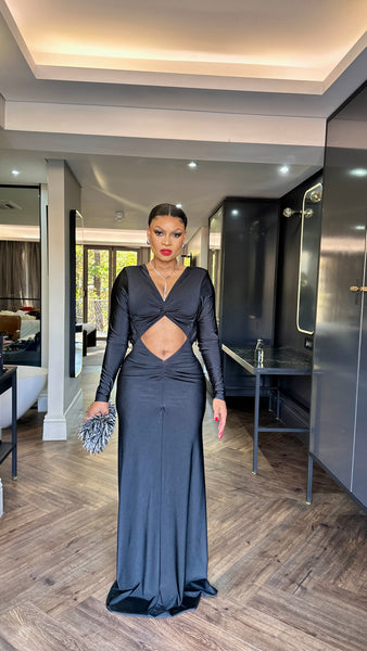 Long Sexy Black Dress