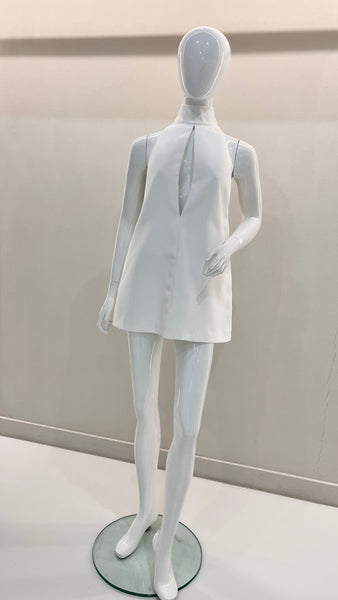 Mini white collar dress (New Stock)