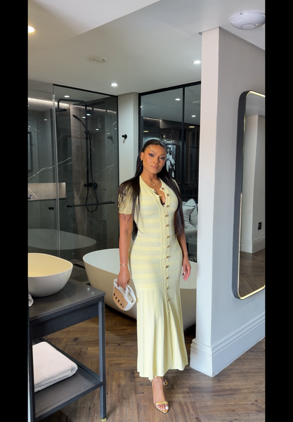 Yellow Miami Preppy Dress