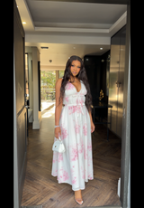 The peony Print Dress