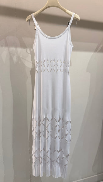 White Cutout Dress