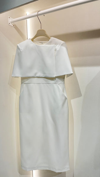 White Cape dress