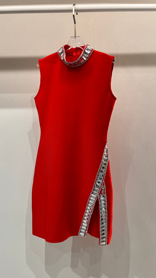 Red Diamante Dress