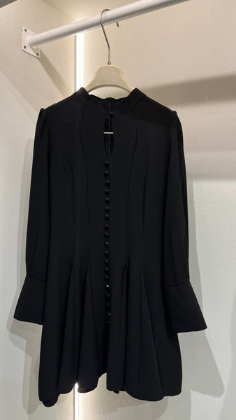 Flare black dress