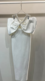 White off shoulder dress