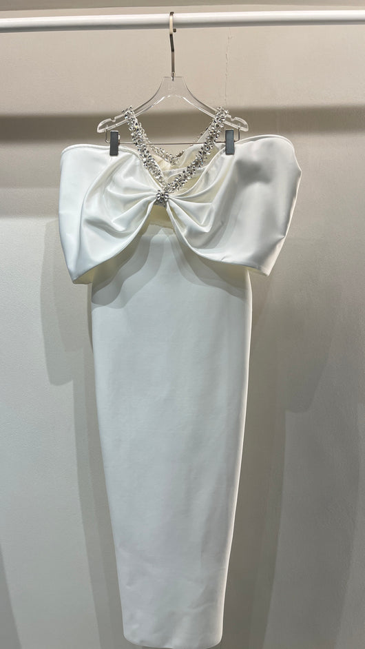 White off shoulder dress