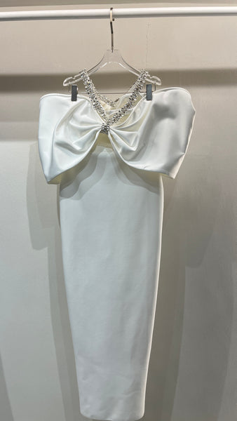 White off shoulder dress