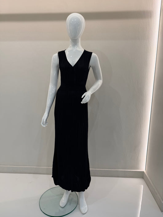 Black sleeveless preppy(new stock)