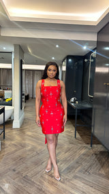 Red Bow Dress