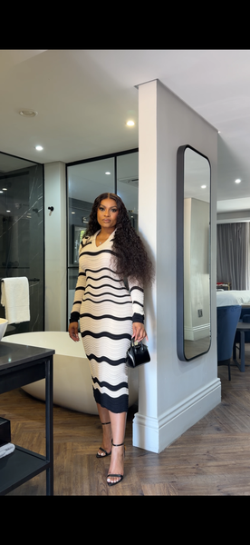 Cream and black preppy (new stock)