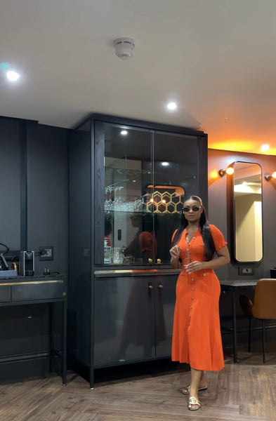 Orange California Dress