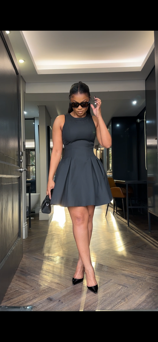 Black Pleated Mini