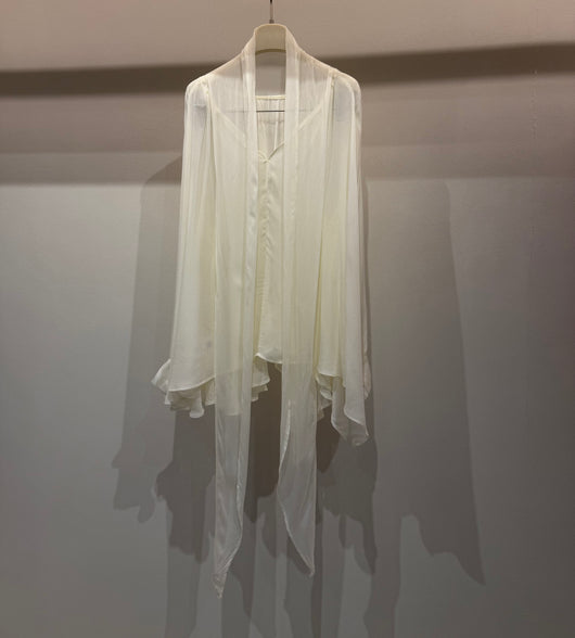 White chiffon Blouse