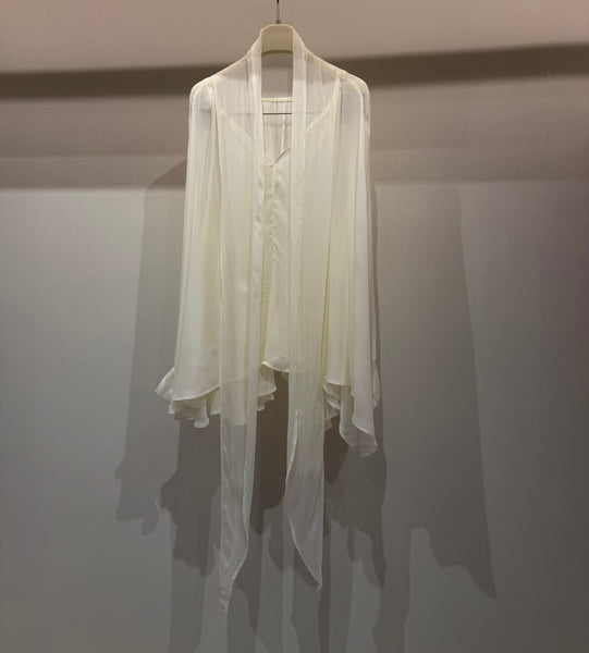 White chiffon Blouse