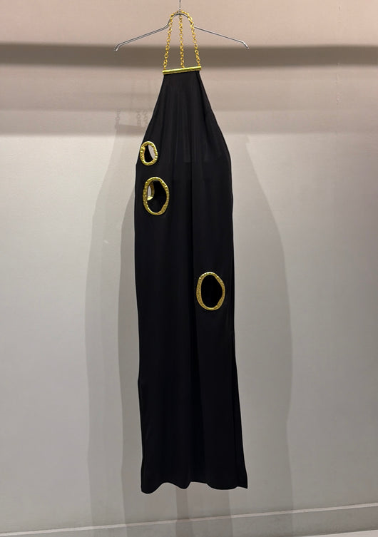 Gold hole dress