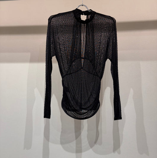 Long sleeve glitter shirt
