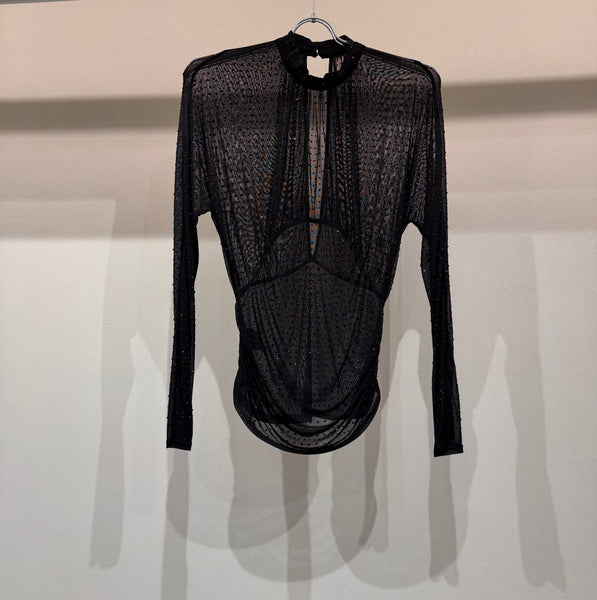 Long sleeve glitter shirt