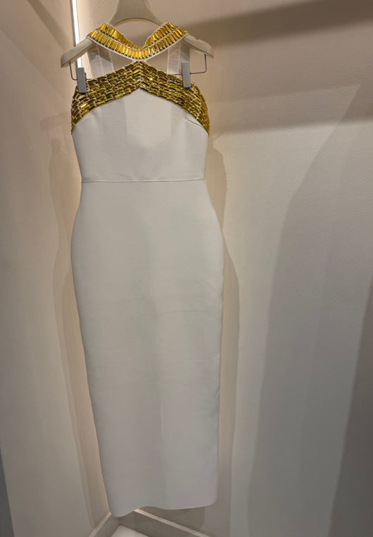 White Egyptian Bandage Dress