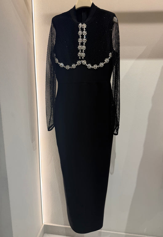 Glittered bandage dress