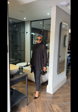Black Chiffon Blouse