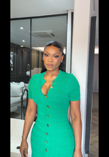 Green Miami Preppy Dress
