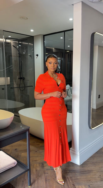 Orange Miami Dress(Pre order )