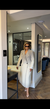 Two Tone Nude Coat