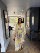 Yellow Valley Floral Dress