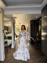 Blue Valley Floral Dress