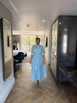 Valley Blue Shirt Dress