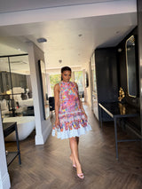 Floral Flare Mini Dress