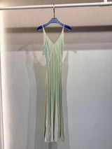 Sorbet vertical knit dress