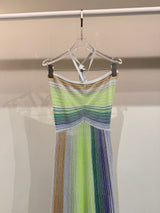 Aurora Stripe knit dress