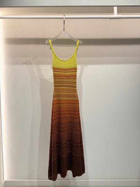 Amber zigzag knit dress