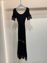 Black lace preppy