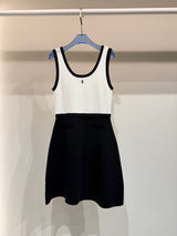 Black&White knit dress