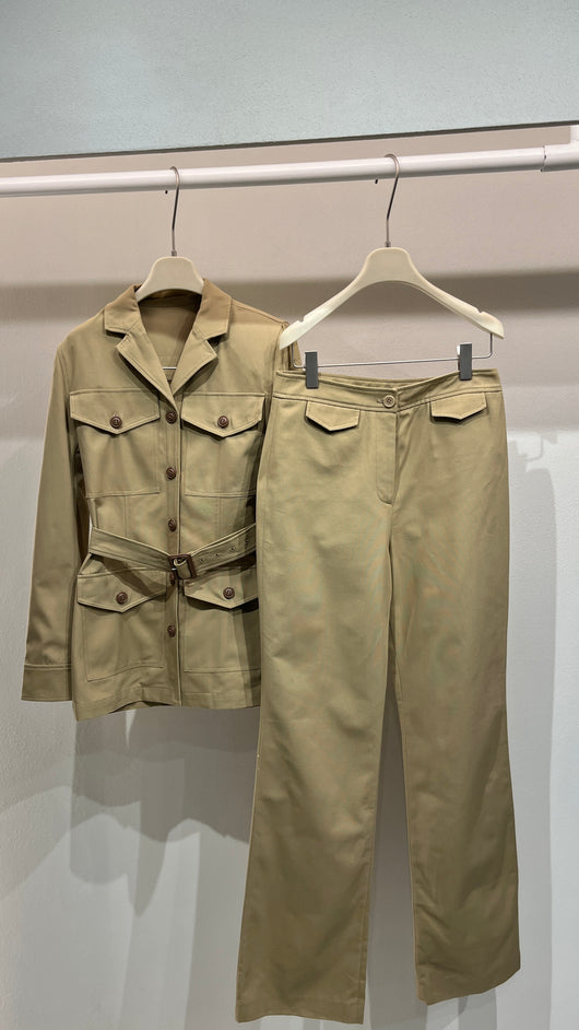 Khaki suit