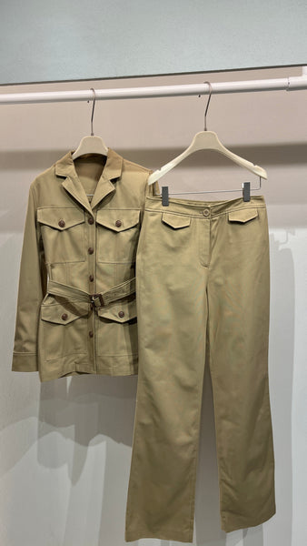 Khaki suit