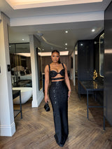 Black Sequin Dress