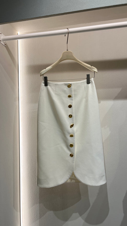 Cream skirt