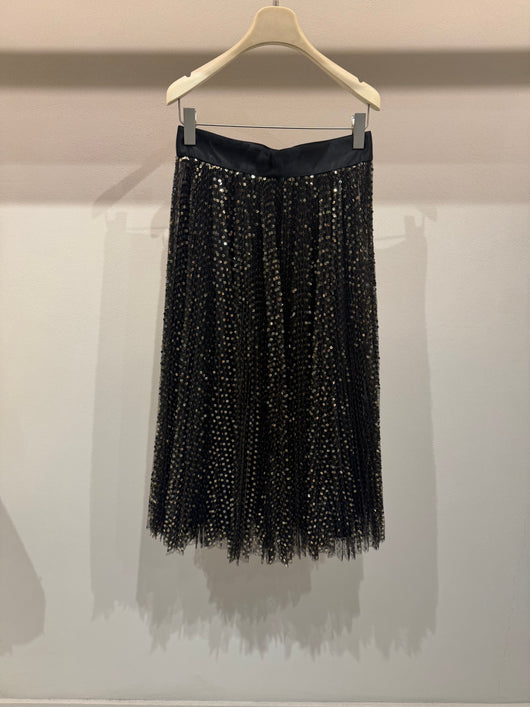 Mesh Sequin skirt