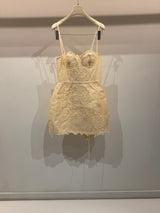 Nude chocker dress