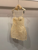 Nude chocker dress