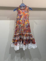 Floral flare mini dress 1