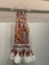 Garden flare mini dress 2