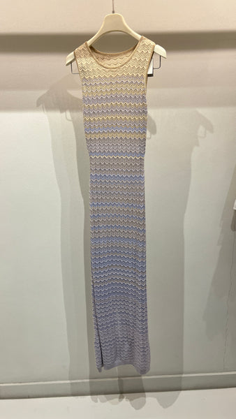 Nude lilac Wave dress